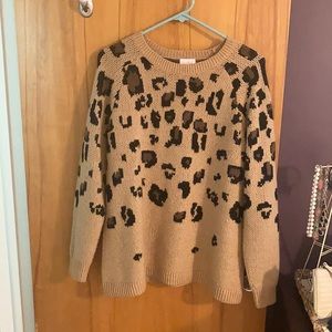 Leopard print Isabel maternity sweater size S